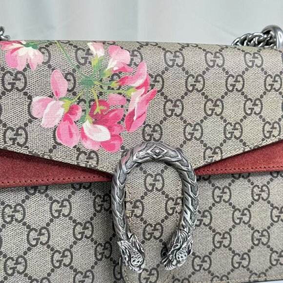 Gucci Dionysus Medium Shoulder Bag Blppms Print GG Coated Canvas - Picture 7 of 9